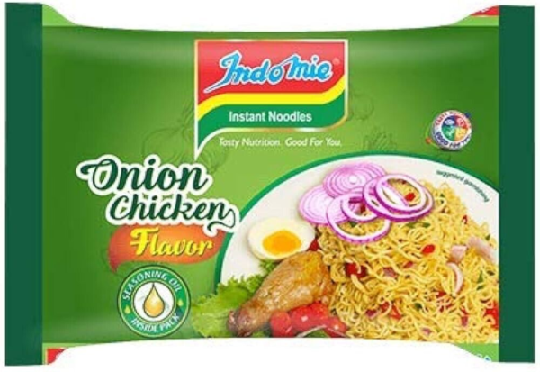 Indomie Chicken Onion Flavour Noodles, 70g. Pack of 40 in Box. (Free Shipping Within The UK!)
