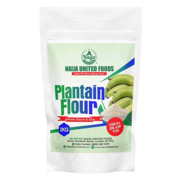 Plantain Flour 2KG. (100% Plantain)